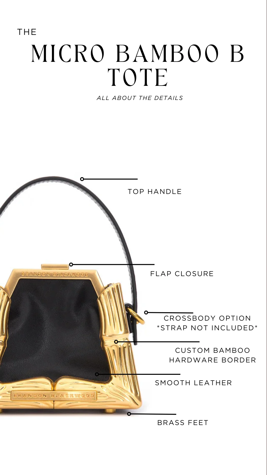 Bamboo B Micro Tote - Image 6