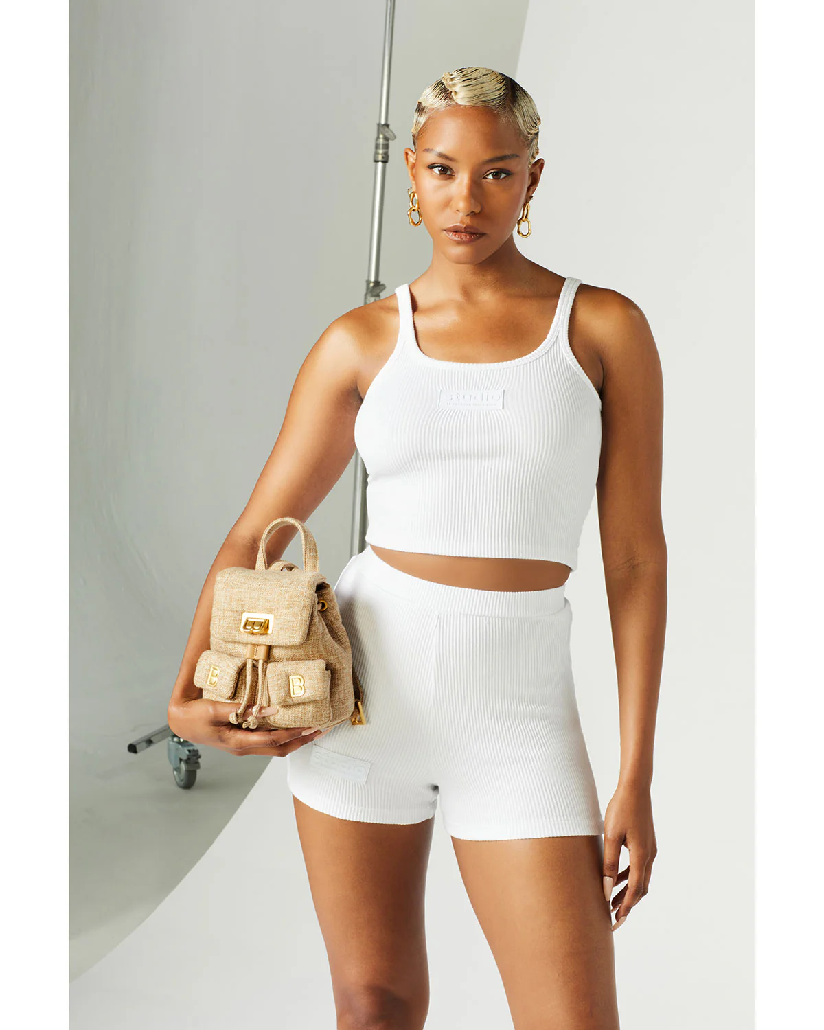 Ribbed High Waist Short - Image 3