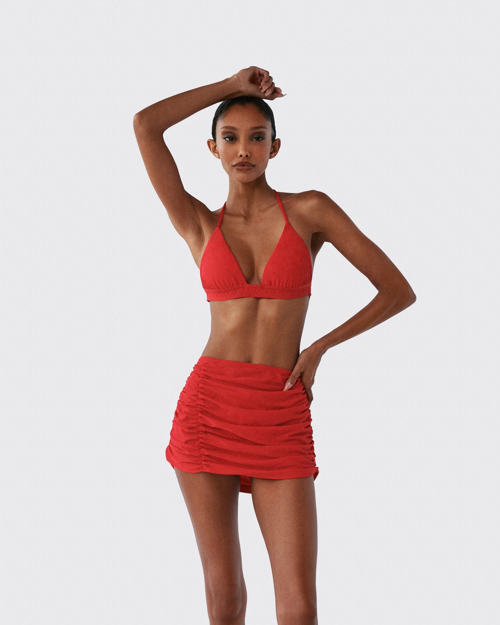 Ruched Swim Skirt - Image 9
